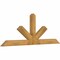 Ekena Millwork Saratoga Rough Sawn Timber Gable Bracket, Western Red Cedar, 96"W x 36"H x 4"D x 6"F, 9/12 Pitch GBW096X36X0406SAR00RWR - alternate 4